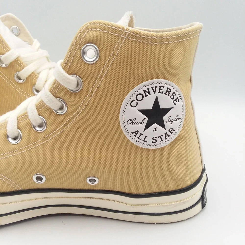 Converse Chuck Taylor All Star 70 Hi Tri-Panel Sesame‎ Egret  M7.5 W9.5 EUC - Picture 8 of 16